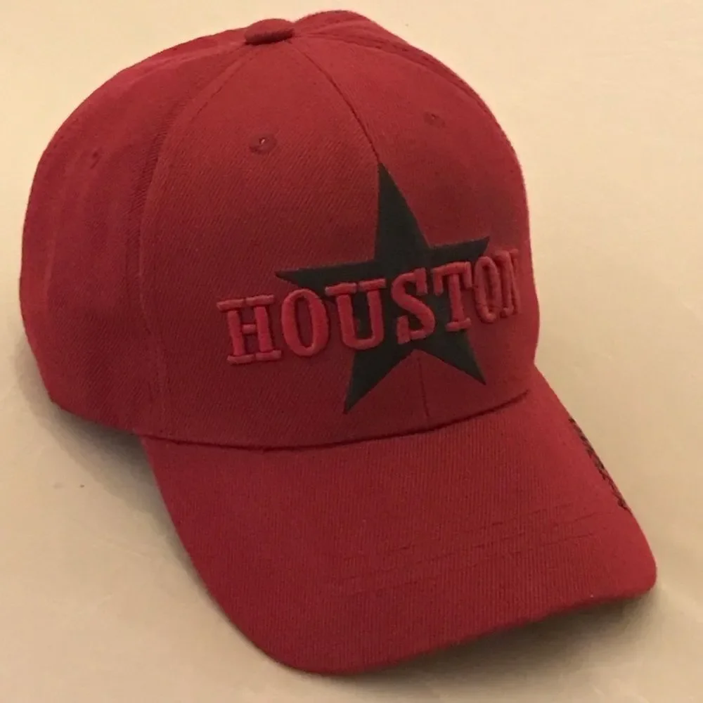 Big Bear Headwear Houston TX Red Star Baseball Hat